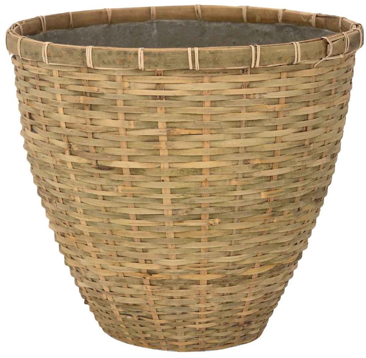 Pots Plantenbak, Bamboecement, Beige, S