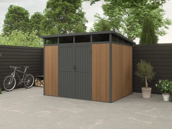 Blokhut Composiet Westwood Terra Teak 280 x 215 cm
