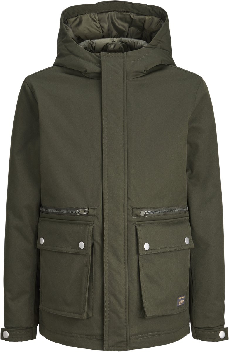 Jack & Jones Wolf Parka Winterjas Junior - Maat 152