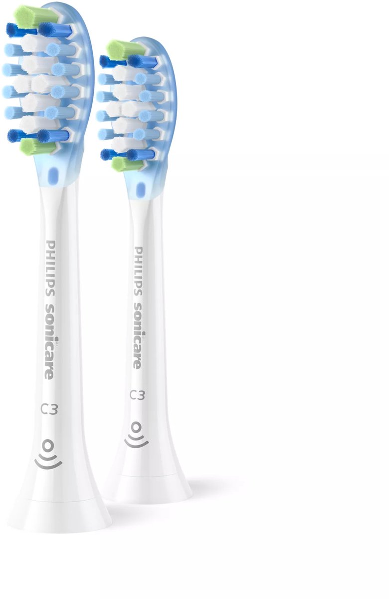Philips Sonicare Opzetborstels Premium Plaque Defence C3 Wit 2 stuks