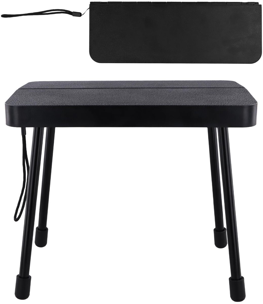 Dailygoods - Opvouwbare campingkruk, lichte mini-klapkruk, draagbare kruk voor wandelen, vissen, tuin, grillen en strand