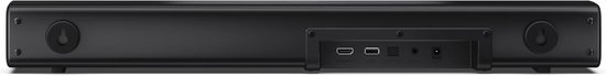 Soundbar - Muziek Systeem - Home Entertainment - Draadloze Bluetooth Verbinding - 55 cm Lengte - Zwart — afbeelding 4