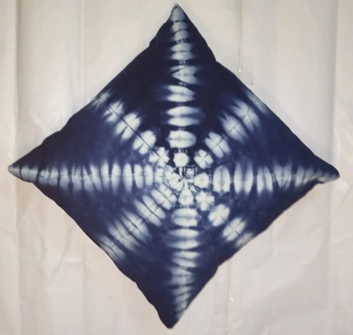 Color, Shibori Sofa Cusion Cover, Multicolor Cusion Cover, decoratieve katoenen worp, Tie Dye Shibori kussenhoezen, Bohemian Pillow Shams Outdoor Kussenhoes, Maat: 16x16 (2)
