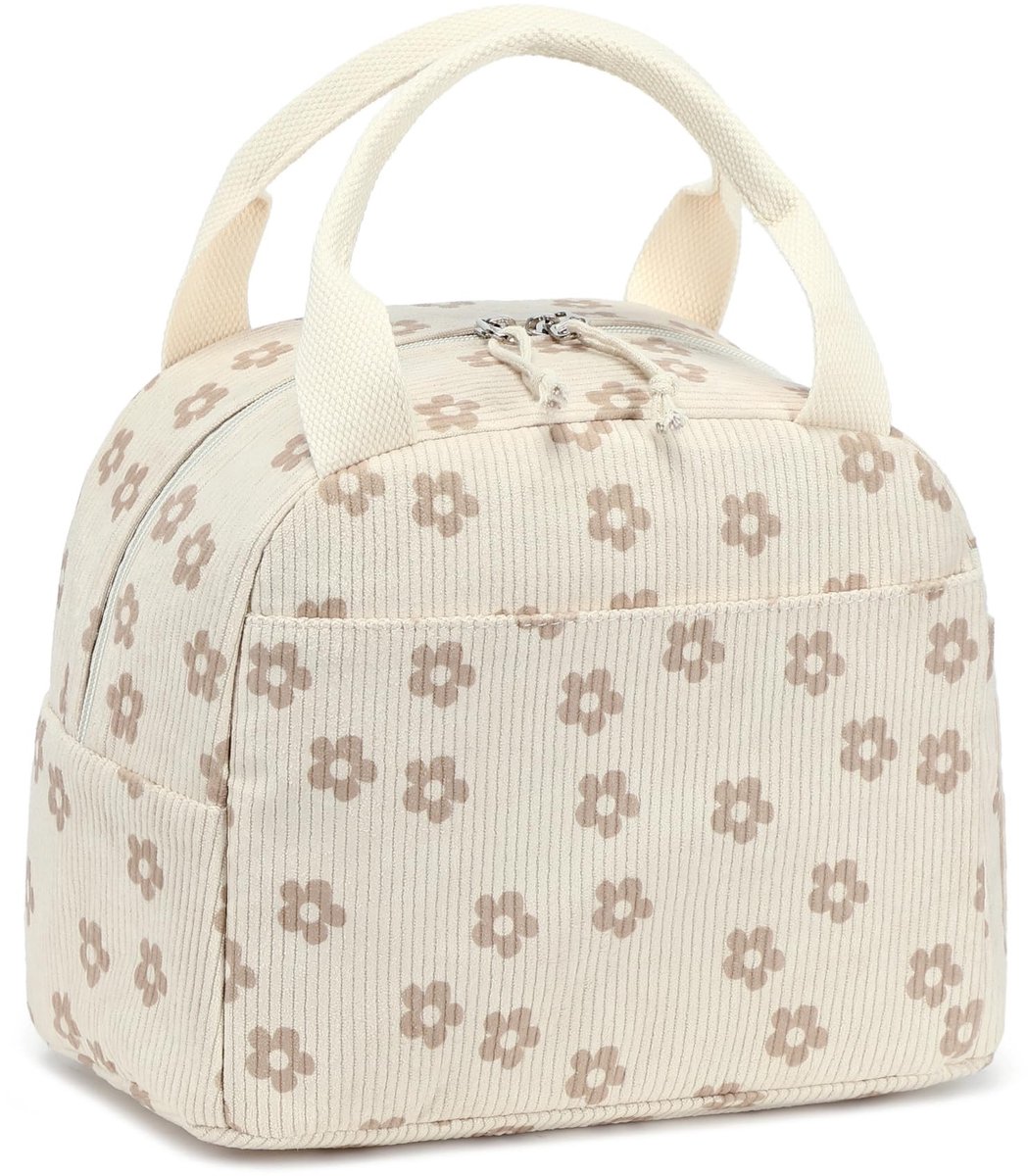 Dailygoods- Lunchbox Geïsoleerd - Lunchtas Dames - Herbruikbaar - Lekdicht - Grote Capaciteit - Warmte-isolatie tot 4 uur