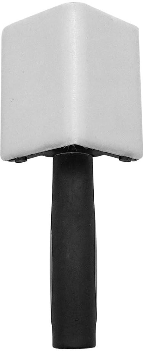 Dailygoods- Hoekborstel Professionele Dekking - Verfdriehoekborstel - Penseel voor Randen - Schroefdraad Bevestiging - Ergonomisch Ontwerp - 6,5 cm Hoekkussen - Verfpenseel
