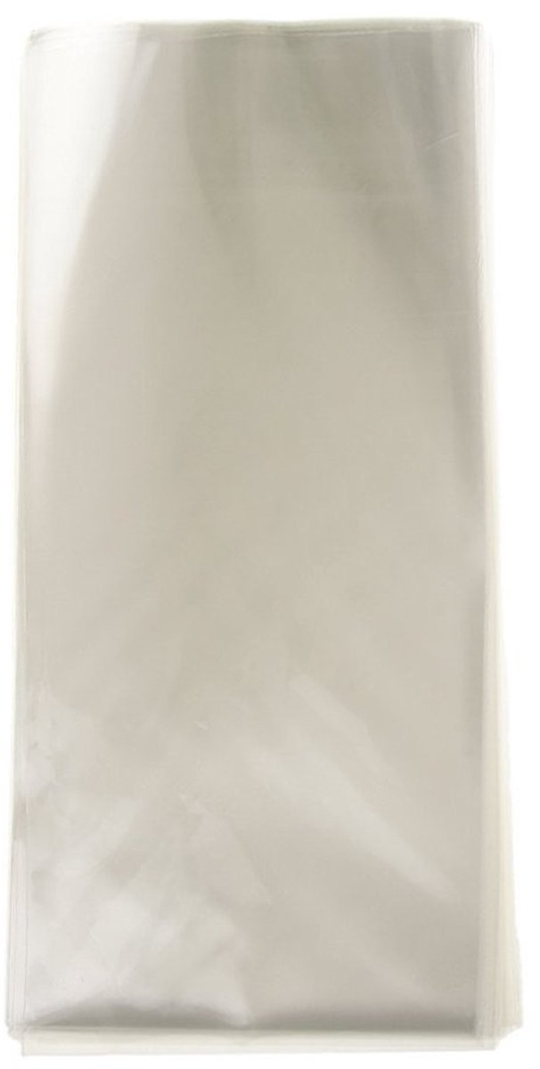 Dailygoods - Transparante Zakjes - Koekjeszakjes - Perfect voor Cadeaus - 100 Stuks - Voor Snoep en Sieraden - Heldere Cellulose Zakjes - Ideaal voor...