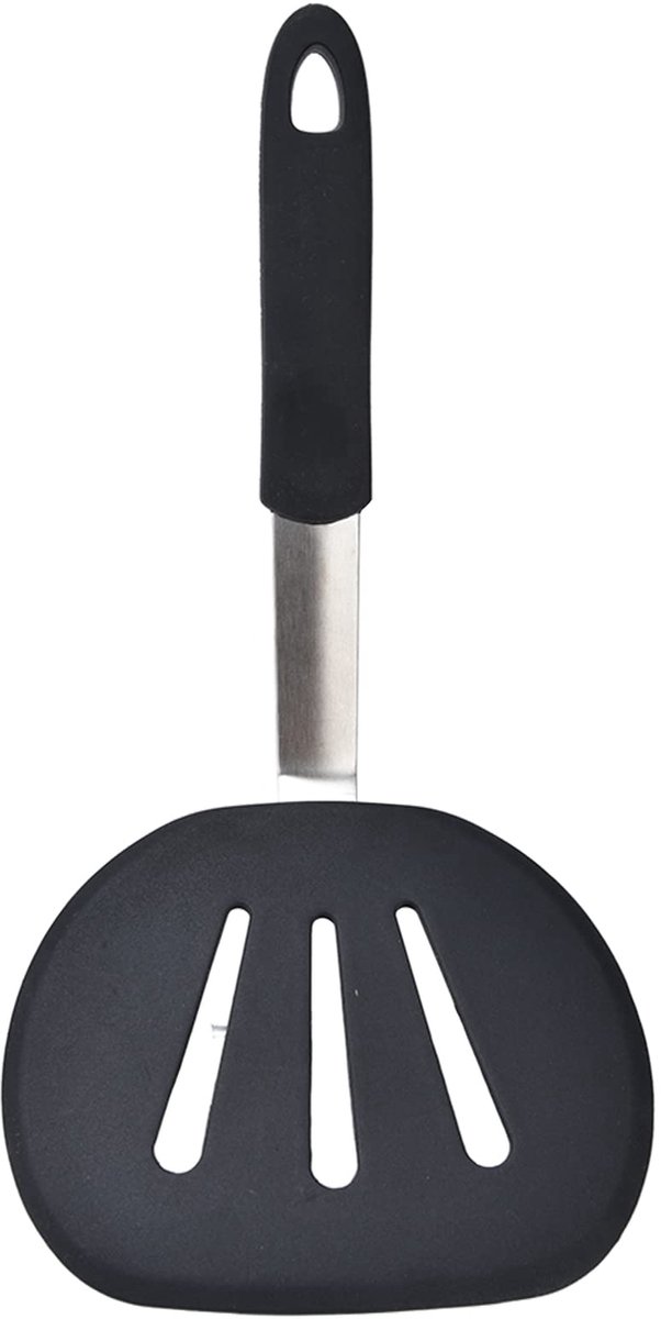 Spatel, siliconen, 31,2 cm, flexibele pannenkoekenspatel, vaatwasmachinebestendig, hittebestendige spatel voor braden, koken, eieren