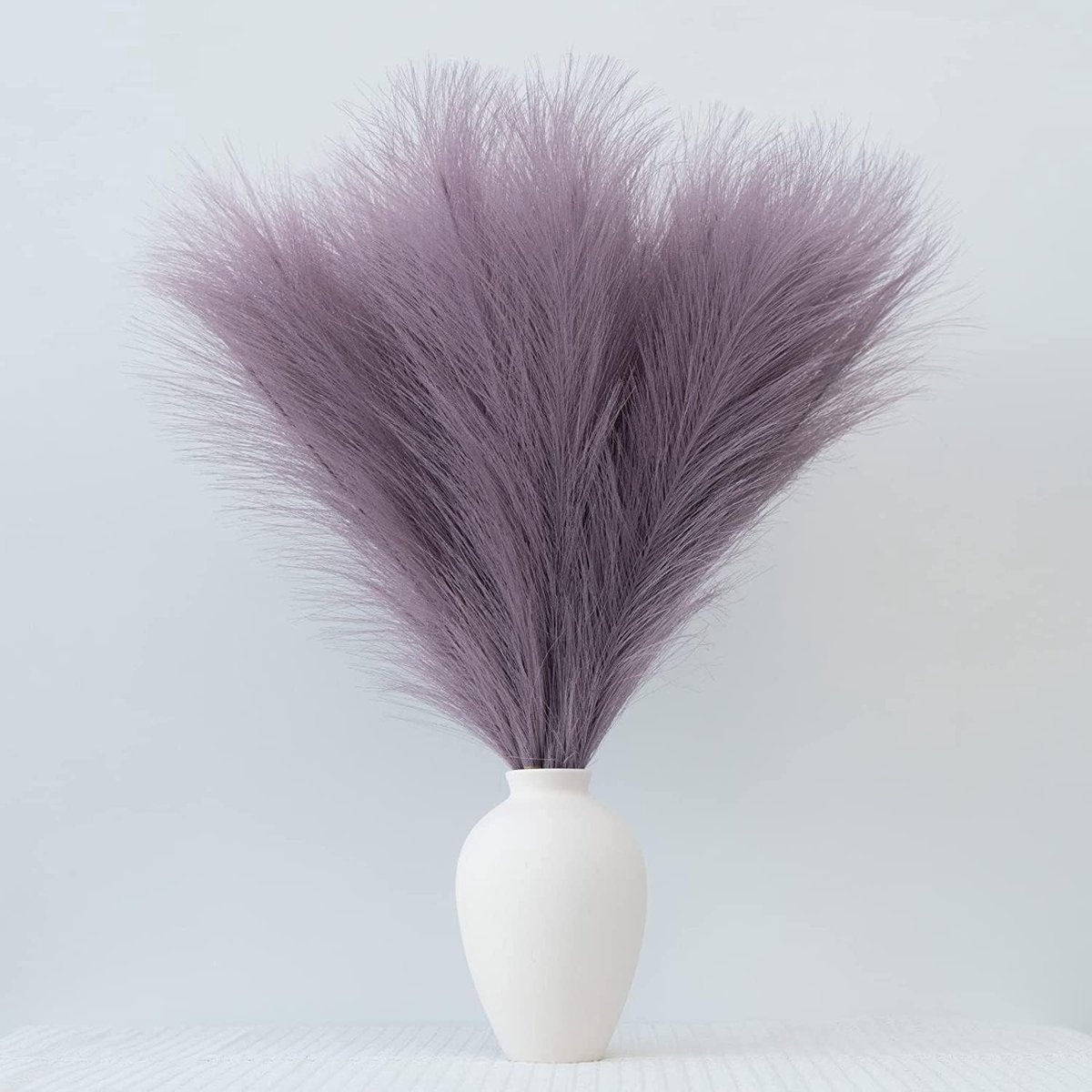 Dailygoods- Pampasgras 30 Stuks - Kunstmatig Pluizig - Decoratie voor Vaas - Boho Kunstbloemen - Pluisvrij - 55 cm Hoog