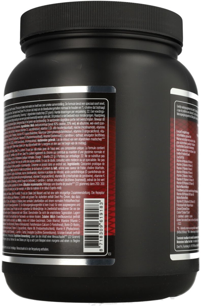 Bol.com Nutri Dynamics - Dieet Pro - Aardbei - 500 g - Eiwitshake aanbieding
