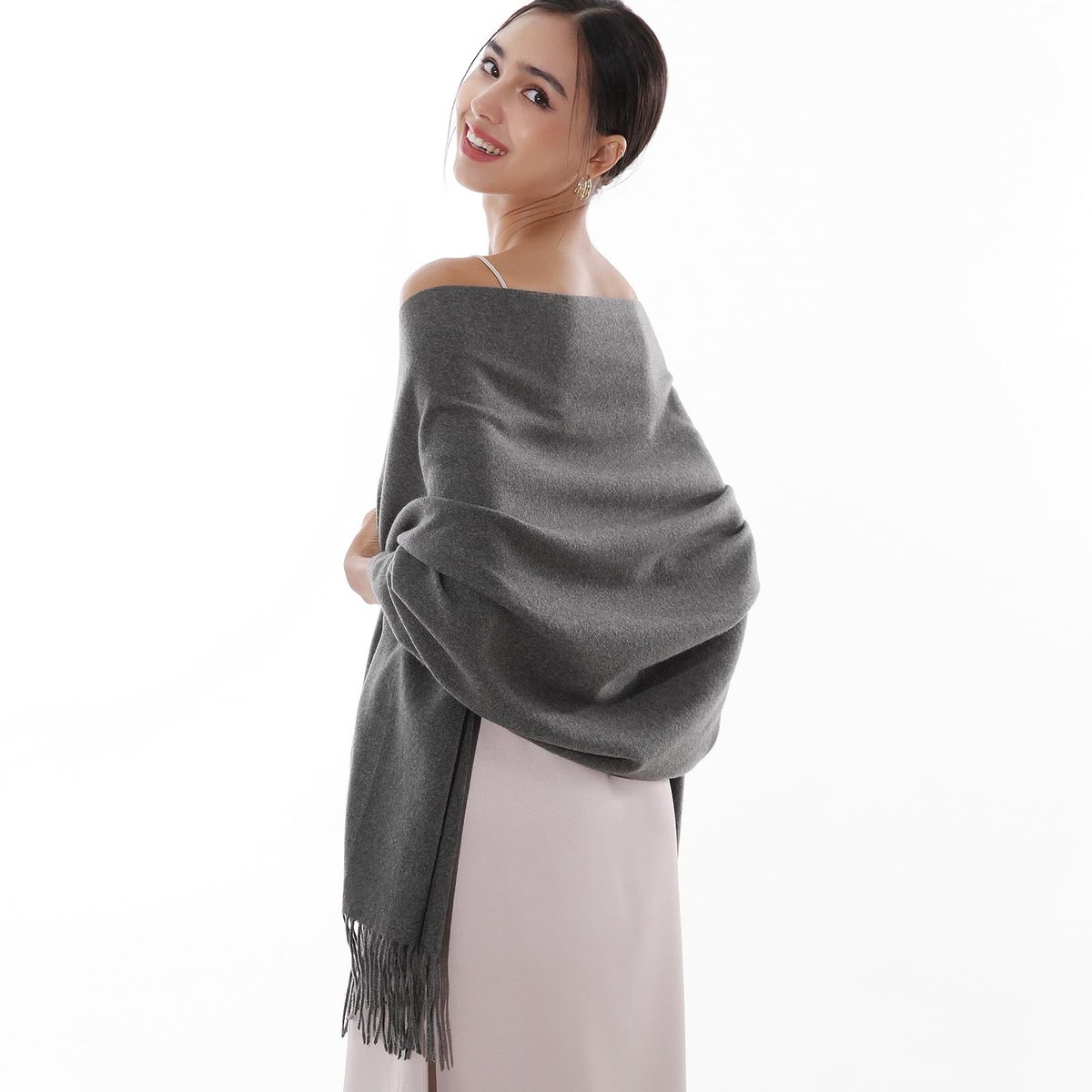 Dames Sjaal en Shawl – Zachte Warme Winter Sjaal – Elegant voor Avondjurk, Bruiloft, Feest of Diner