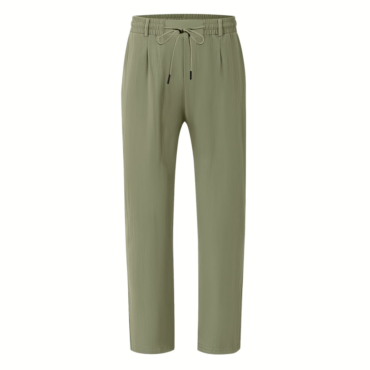 Currero Linnen Broek Heren Zomerbroek Volwassenen Lange Broek Pantalon Strandbroek Zomer Ibiza Stijl Varen Groen