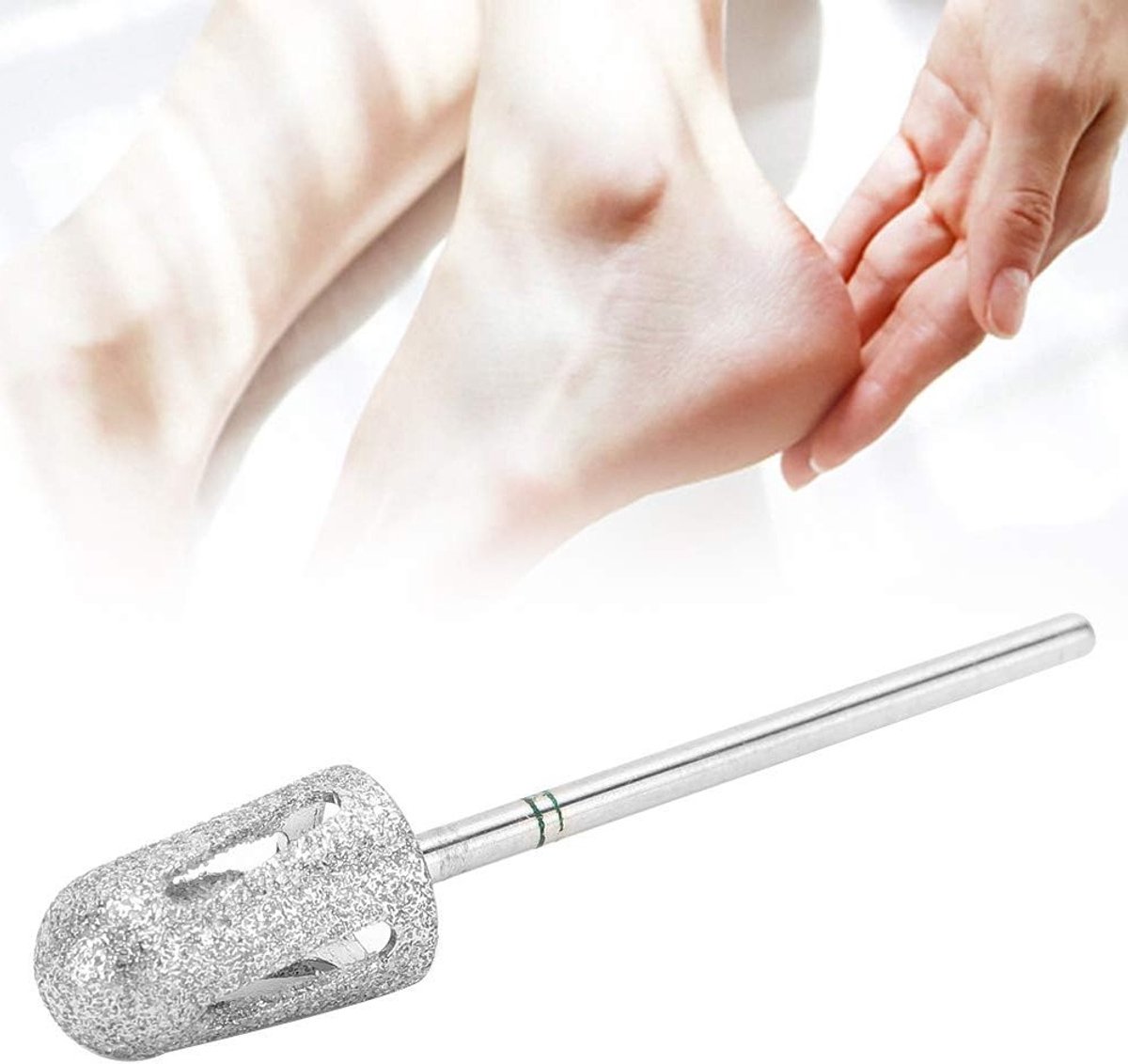 Professionele Pedicure Boor voor Nagels - Diamond Cone Bit voor Manicure en Pedicure, Ideaal voor Eeltverwijdering en Huidverzorging