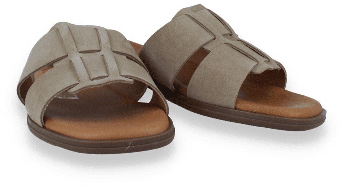 Oh! My Sandals Dames Slipper | Beige | Maat: 42