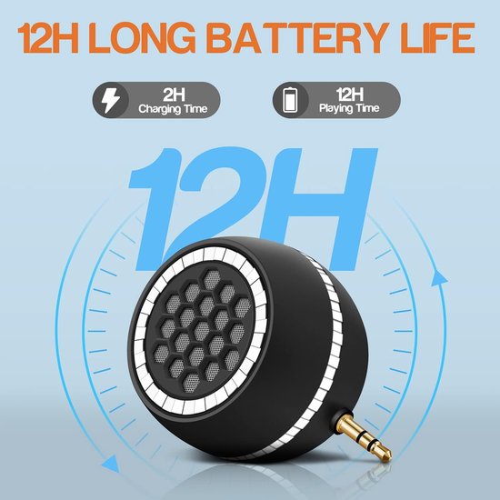 Mini-draagbare draadloze Bluetooth-luidspreker met krachtige 3W-stereo - 12 uur batterijduur - klein en draagbaar - geschikt voor smartphone/tablet/computer.L van MINI — afbeelding 5