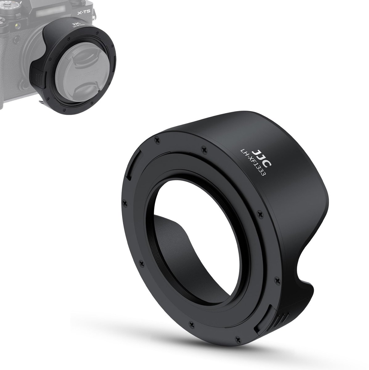 Inovra - Lenskap met Adapterring voor Fujifilm X-T30 III en XC 13-33 mm Lens