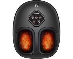Thijox - COMFIER Voetmassageapparaat met Acupressuur, Verwarmingsfunctie, Knedende en Rollende Compressiemassage voor Ontspanning en Verlichting van V