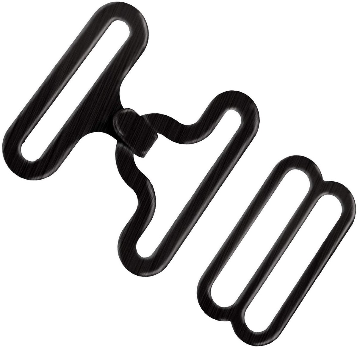 Dailygoods- Strikclip 50 Sets - Zwart - Koper - DIY Bevestiging - Ultra-dun - Geschikt voor Necktie/Band - Vlinderdasclip