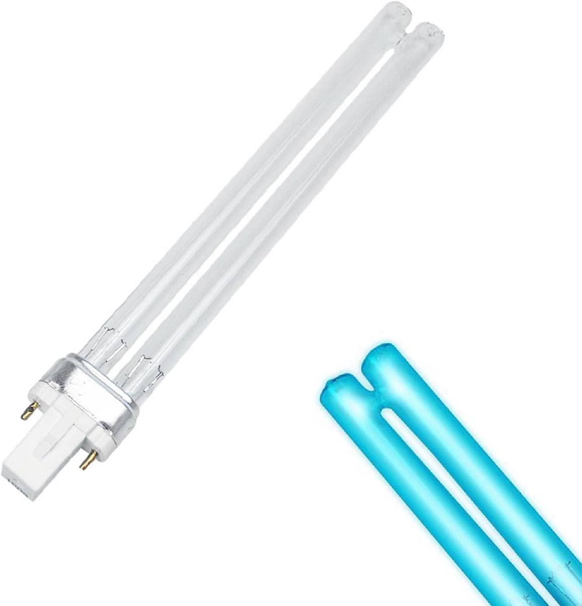 Thijox - UV-desinfectielamp 11W G23 - Kiemdodende Ultraviolet Lamp - 23 cm Vervangingslamp - Transparante Buisvormige UV/V-Lamp voor Thuis en Professi