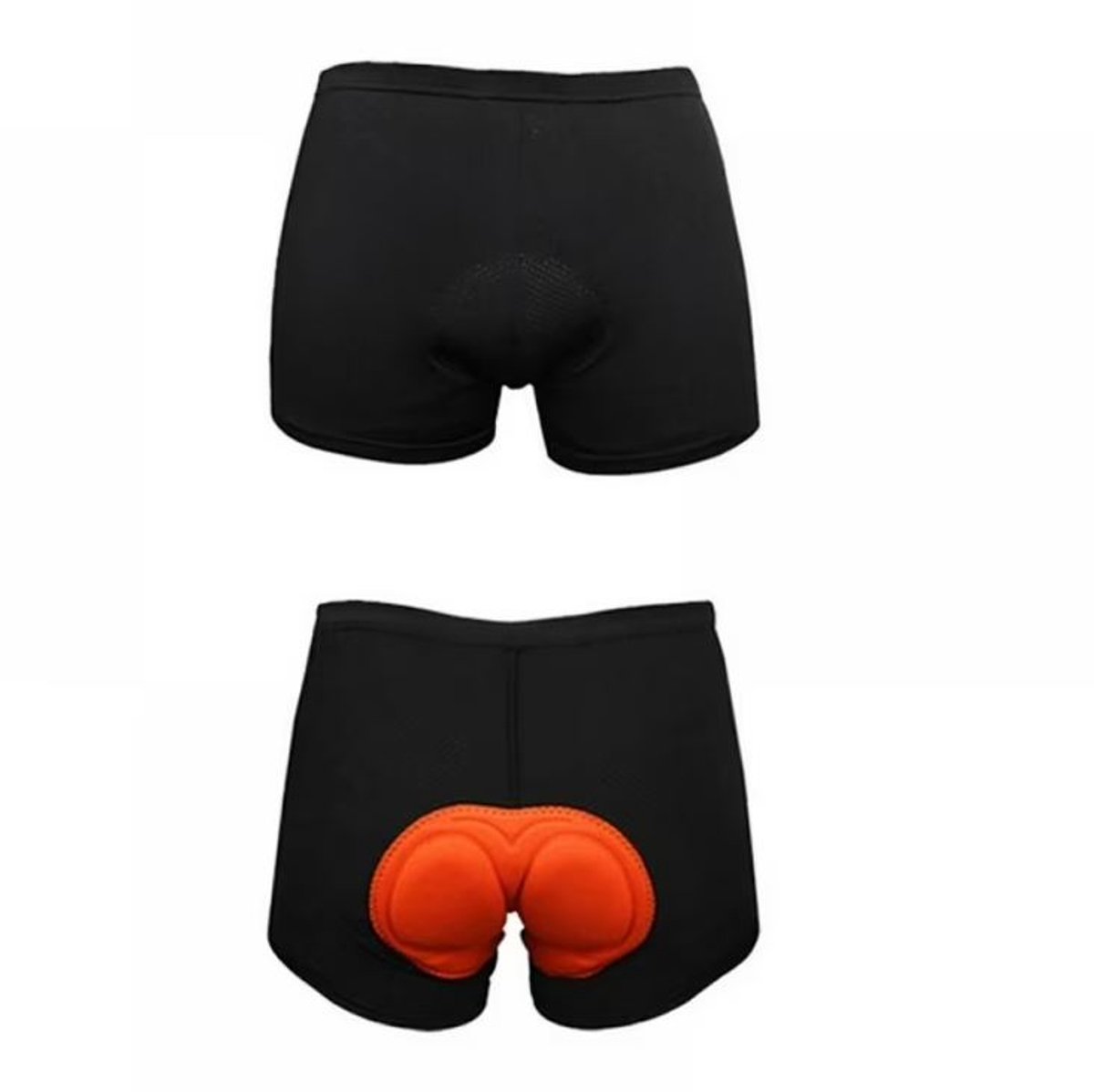 Fietsonderbroek - Fietsbroek - Fiets ondergoed - Met zeem - Wielrenbroek - Cycling shorts - Racefiets broekje - Fietskleding - Maat XXL - Zwart - Jonyx