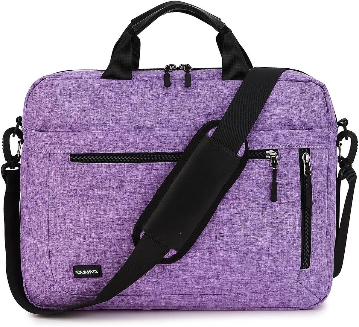 Laptoptas Schoudertas - Aktetas Handtas - Zakelijk Vervoer - Waterafstotend Nylon - 15.6 Inch - Paars