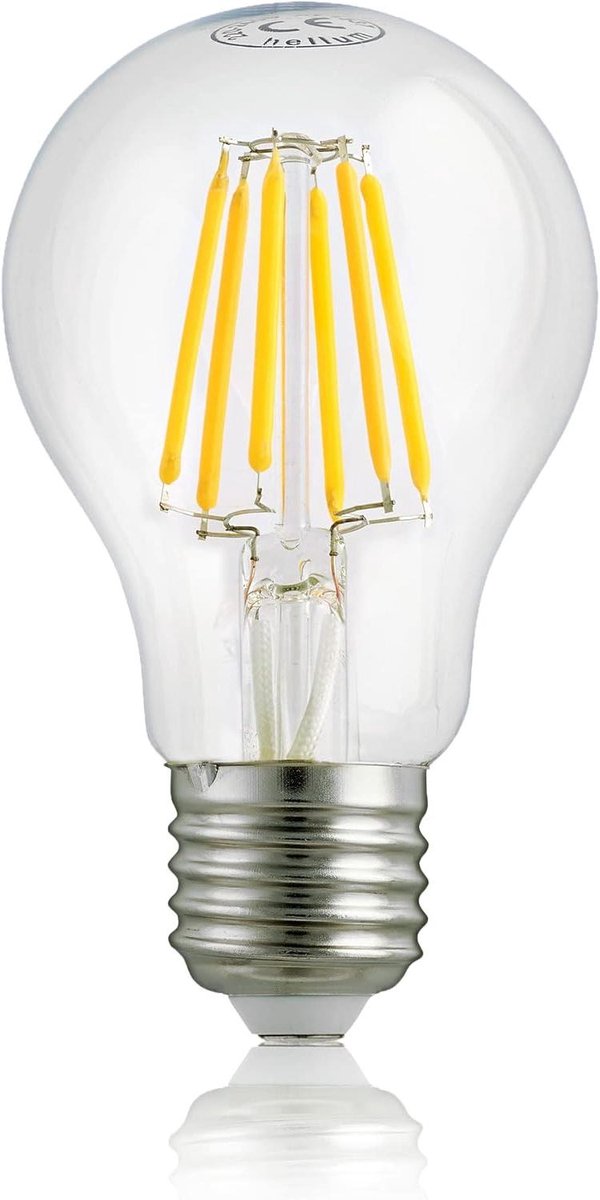 Led Gloeilamp - Energiebesparend Licht - Sfeerverlichting Binnen - Lange Levensduur - 7 Watt - Warm Wit