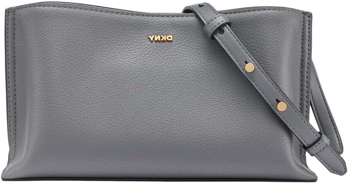 Crossbody Tas - Schoudertas Dames - Dagelijks Gebruik - Verstelbare Band - 24 x 11 x 14 cm - Donkergrijs