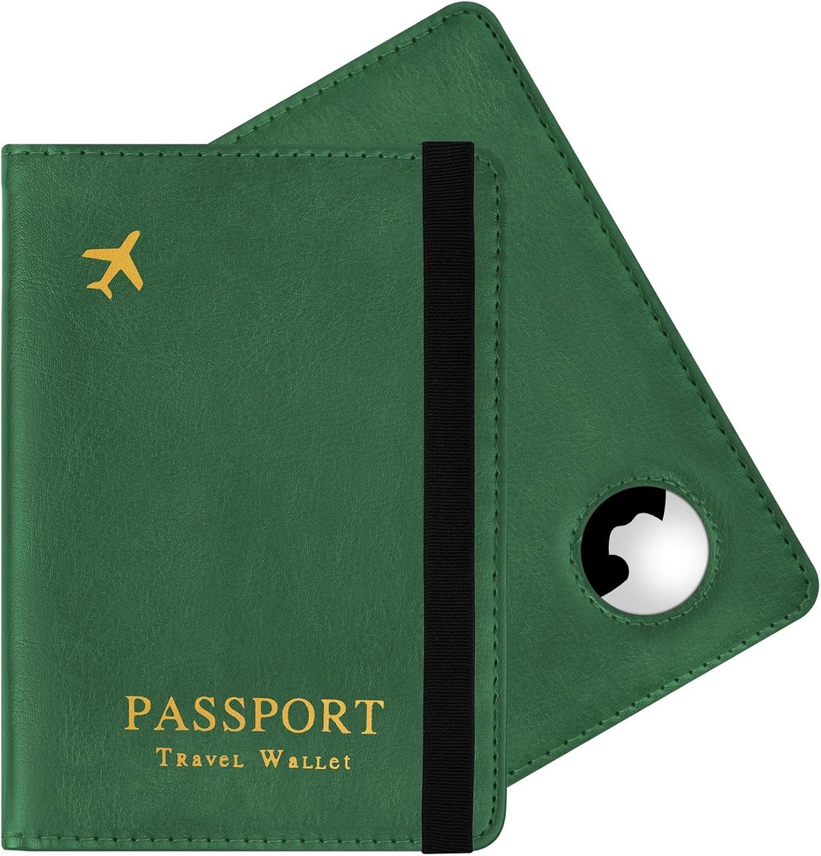 Thijox - Paspoorthoes met RFID-bescherming, Anti-RFID Reisbeschermer Paspoorthouder, Lichtgewicht Documentportemonnee voor Creditcard, Europees Paspoo