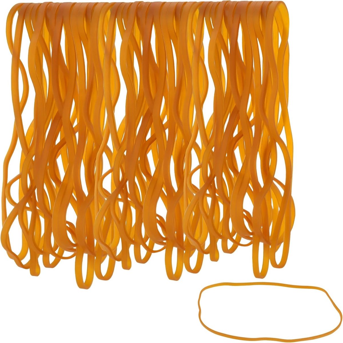 200 Stuks Rubber Ringen 200 x 4 mm - Elastische Rubberbanden voor Thuis en Kantoor, Perfect voor Organisatie en Creatieve Projecten