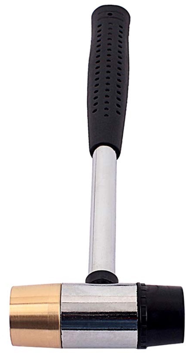 Inovra- Fret Hamer Rubberen Dubbele Kop - Multifunctioneel Gereedschap - Antislip Handgreep - Duurzaam Ontwerp - 26 mm Diameter - 378 g Gewicht - Gitaarhamer