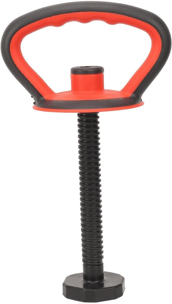 Verstelbare Kettlebell Handgreep - Gewichtstrainer Accessoire - Kracht Training - Veilig Verstelbaar Systeem - Tot 45.4 kg - Zwart