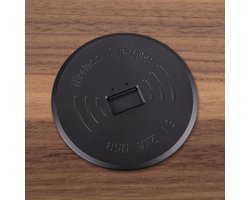 Inbouw Qi Wireless Charger WLC-01 inductie oplader anthraciet incl. netvoeding & kabel