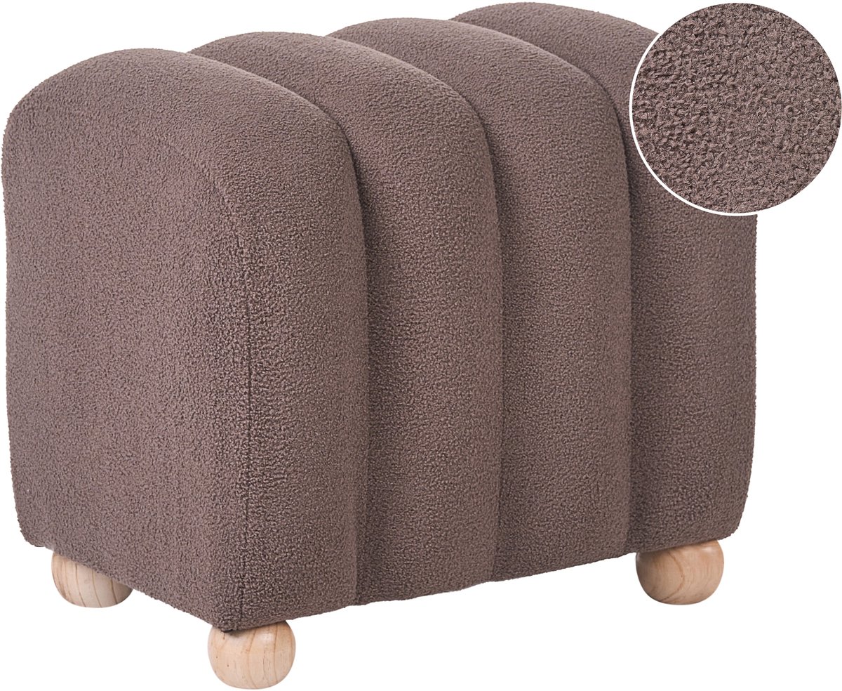 IDYLLWILD - Poef - Bruin - Bouclé
