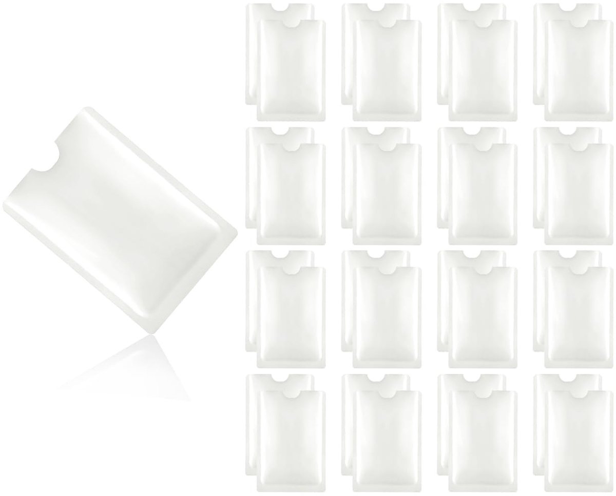 Dailygoods - 24 Stuks RFID-beschermhoezen voor Veiligheid van Pasjes
