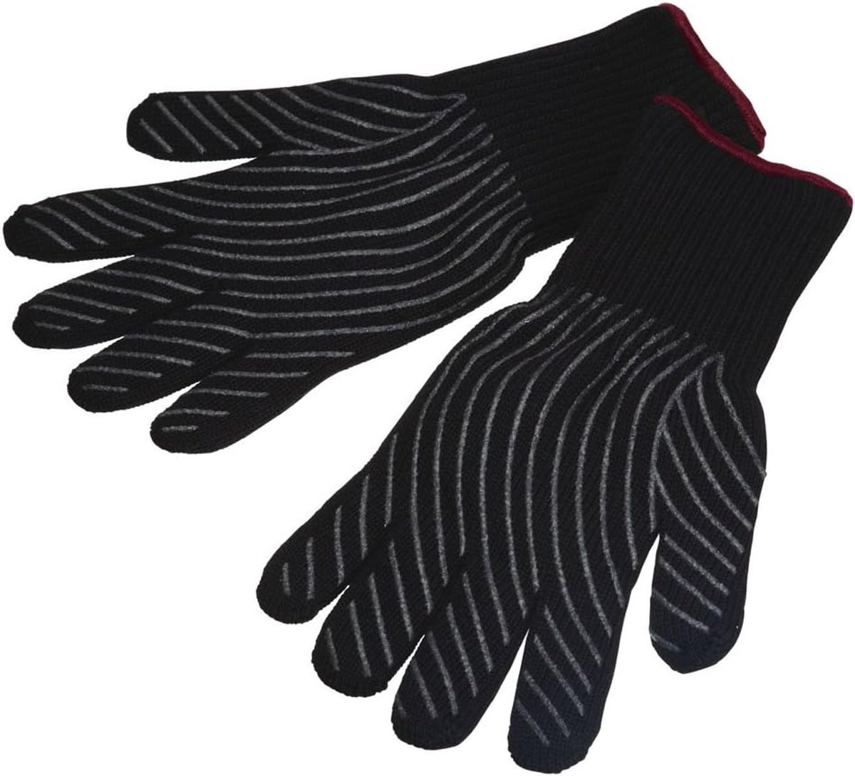 Thijox - Professionele Hittebestendige Ovenwanten - Zwart - Brandvertragend Materiaal - Voor Keuken, Grillen, Koken en Bakken - Comfortabele Pasvorm -