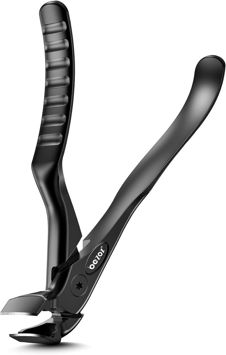 Thijox - Ergonomische Nagelknipper voor Senioren - Lange Steel met Nagelvanger - Teennagelknipper voor Dikke Nagels en Vingernagels - Precisie Nageltr