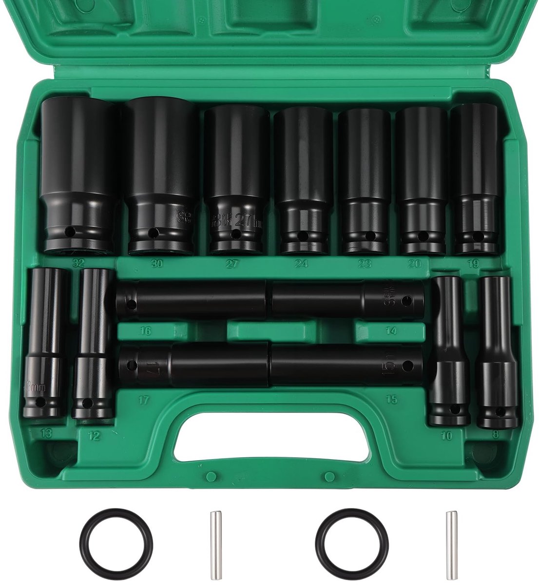 Dailygoods - 15-delige Impact Socket Set voor Professionele Reparaties