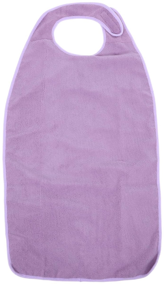 Dailygoods- Slabbetjes Waterdicht - Slabbetje Volwassenen - Maaltijdbeschermer - Wasbaar - Badstof - Met Tape - Voedselbib