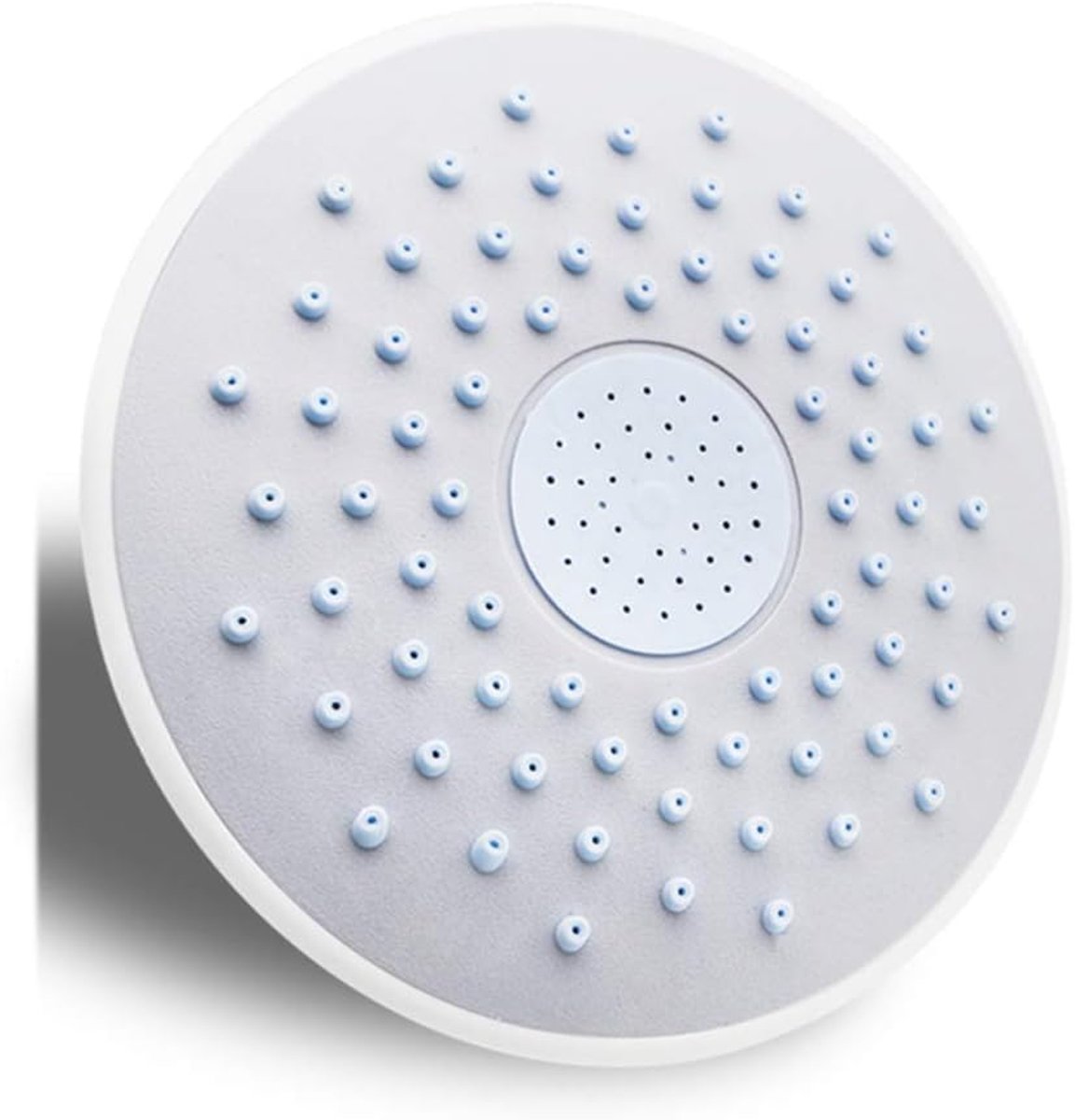 Thijox - 19 cm Ronde ABS Siliconen Rubber Douchekop met Screwed Ontwerp voor Regen Douche - Duurzaam en Veilig voor Badkamer en Douchecabine