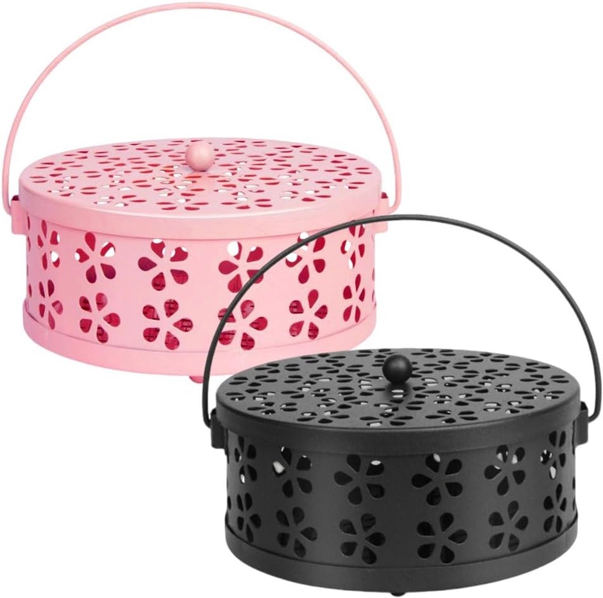 Set van 2 Draagbare Muggenspiralen Houders voor Thuis, Tuin en Kamperen - Ideaal voor Buiten en Binnengebruik