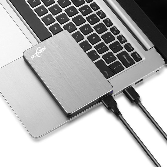Externe Harde Schijf - Draagbare Opslag - Bestanden Opslaan - Plug en Play - 250 GB - Grijs — afbeelding 2
