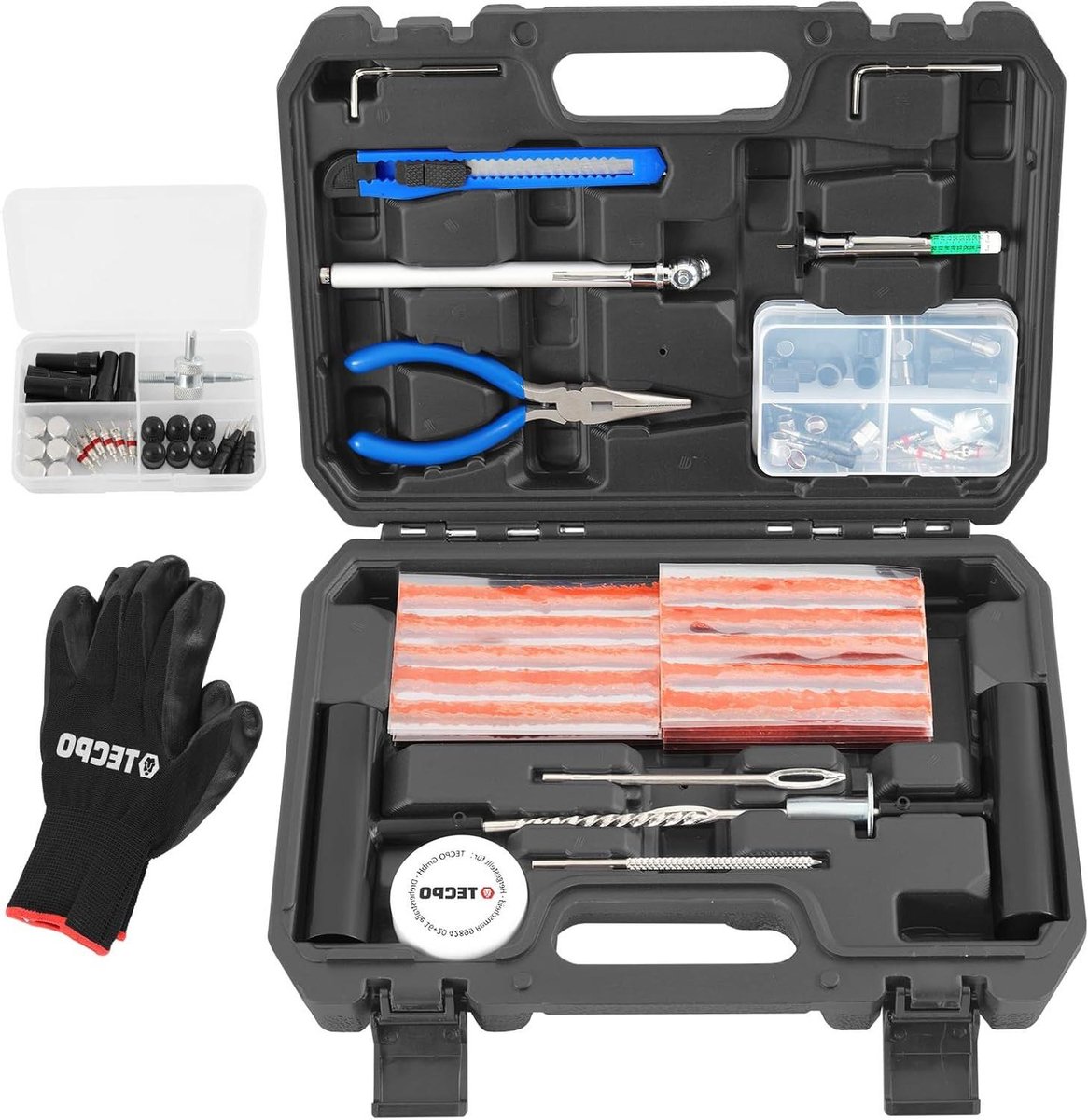 Bandenreparatieset - Pechset - Snelle Bandreparatie - Voor Tubeless Banden - 100 Delig - null