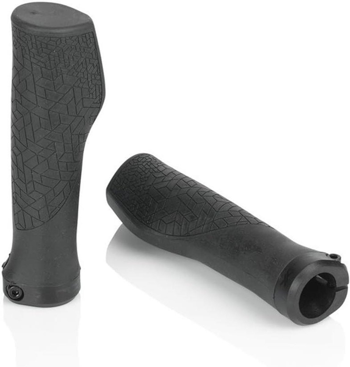Fiets handvatten - Ergonomische grips - Comfortabel fietsen - Anti-slip grip - 138 mm - Zwart