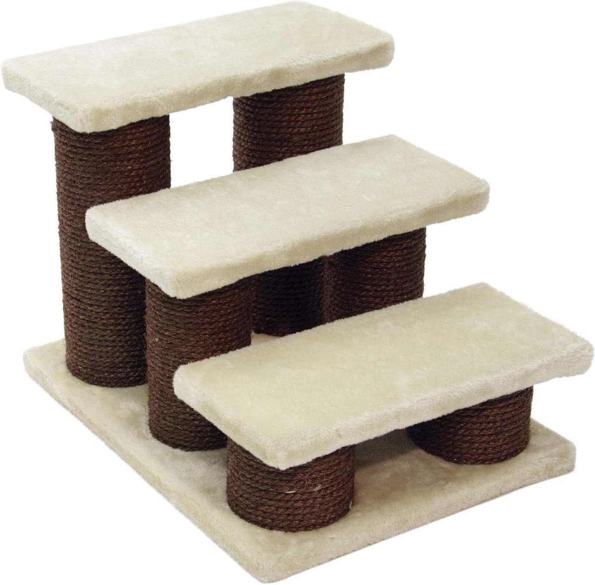 Huisdier Trappetje - Honden Opstapje - Hulp bij Sofa - Stabiel Antislip - 45 x 35 x 34 cm - Grijs