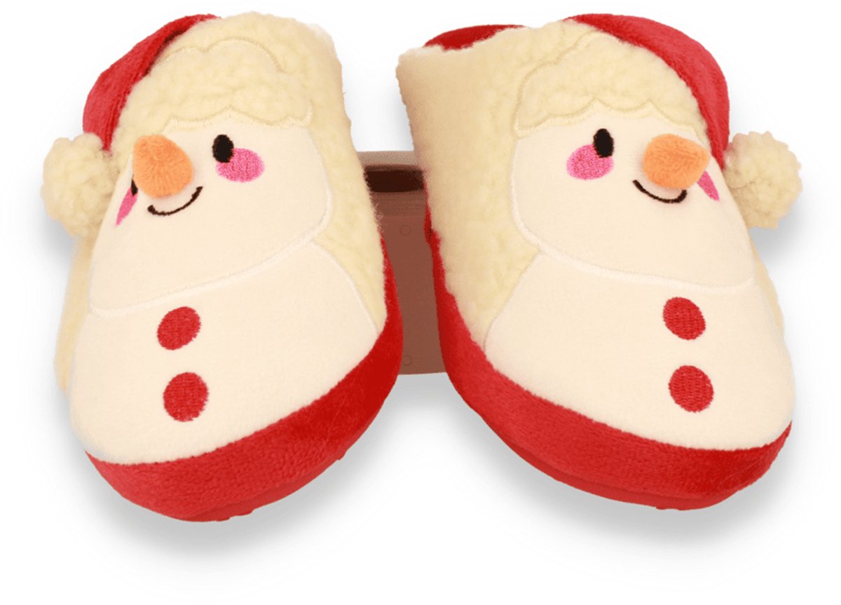 Kinder sloffen laag model | Xmas | rood wit | kwaliteit YM