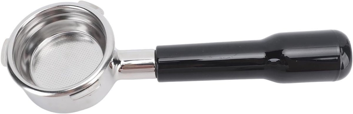 Bottomless portafilter 58mm met 3 oren voor optimale koffie-extractie corrosiebestendig en veilig voor koffiemachines