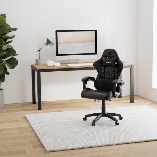 Thijox - DRIFT GAMING DR35 Professionele Gamingstoel, Ergonomisch Kunstleer, Gevoerde Armleuningen, Verstelbare Hoogte, Lenden- en Cervicaal Kussen, Z van thijox — afbeelding 5