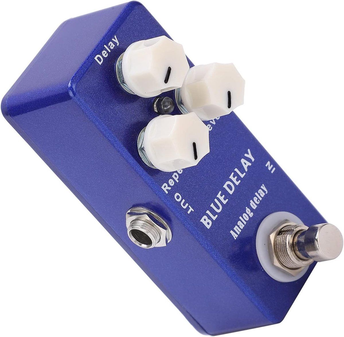 Compacte Delay Pedal voor Elektrische Gitaren - Analoge Effecten, True Bypass en Mini Ontwerp voor Creatieve Geluiden