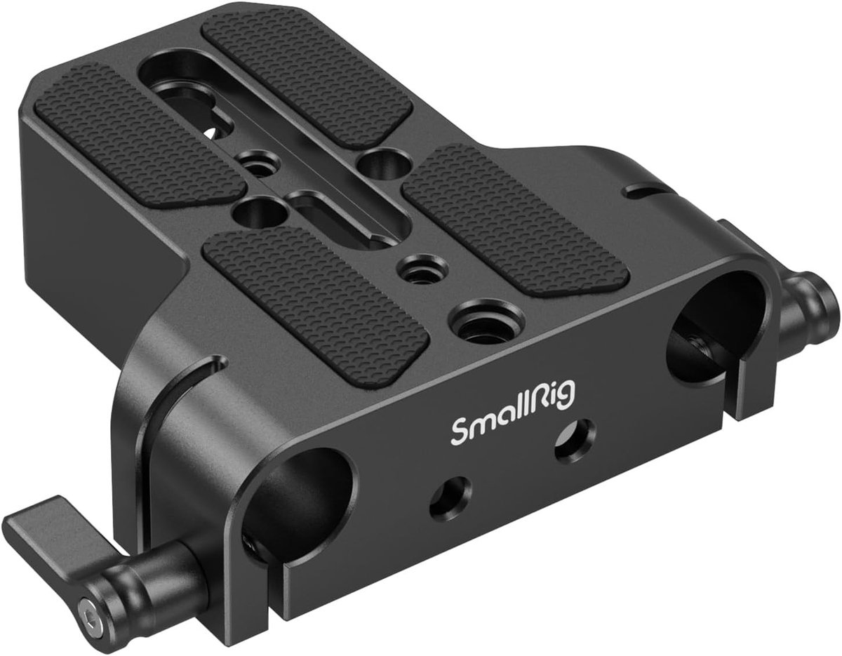 Universele Basisplaat met Dubbele 15mm Stangklem voor Camera Accessoires en Stabilisatie