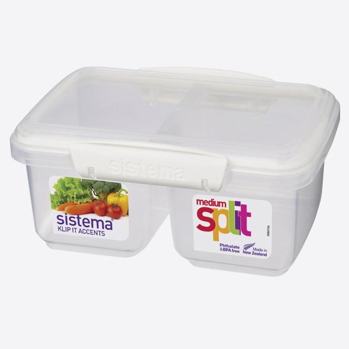 Sistema Accents voorraaddoos met 2 compartimenten Split 850ml