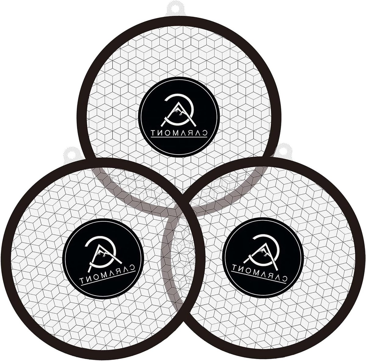 Inductie Kookplaat Beschermers Antislip Matten Kookplaat Beschermen Hittebestendig Silicone Set van 3 Zwart